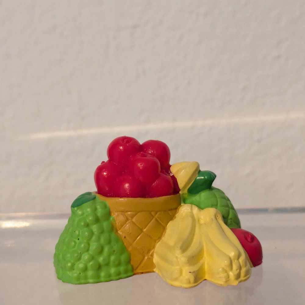 FISHER PRICE Loving Family Dollhouse Fruit Basket Apples Bananas Grapes